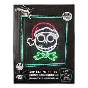 Ruz The Nightmare Before Christmas Jack Skellington LED Light Up Wall Decor Plaque $11.55