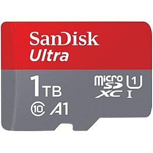 1TB SanDisk Ultra microSDXC UHS-I Memory Card with Adapter $70 + Free Shipping