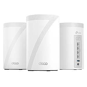 Select Costco Stores: 3-Pack TP-Link Deco BE11000 Wi-Fi 7 Tri-Band Home Mesh System $100 (In-Store Only)