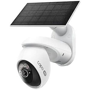 Tapo 4K Outdoor Pan/Tilt Solar Wireless Security Camera + 25% Back w/ Prime Visa $107 + Free S&H