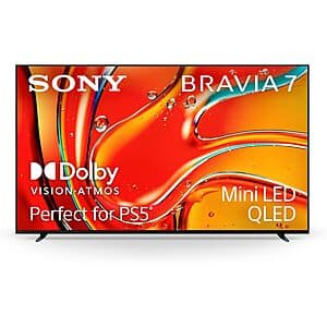 65" Sony BRAVIA 7 Mini LED 4K QLED LCD Smart TV (2024) $1000 + Free Shipping