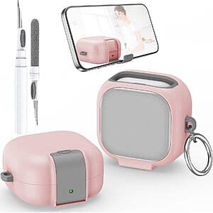 OTOPO Earbuds Case Cover for Galaxy Buds 4/4 Pro w/ Phone Stand & Carabiner from $3.35
