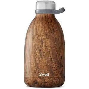 64-Oz S'well Stainless Steel Roamer Bottle (Teakwood) $25