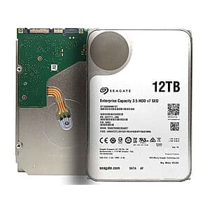 12TB Seagate 3.5" 256MB 7200RPM SATA Enterprise Hard Drive (Refurb) $82 + Free Shipping
