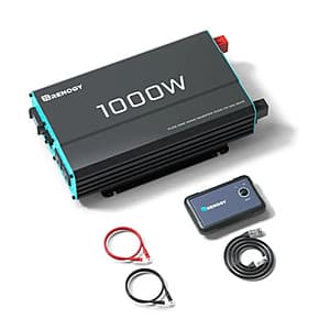 Renogy 1000W Pure Sine Wave Inverter 12V DC to 120V AC Converter $96.85 + Free S&H