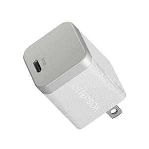 2-Pack OtterBox 30W Premium Pro GaN USB-C Wall Charger (White) $12 + Free Shipping w/ Prime