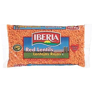 12-Oz Iberia Red Lentil Beans $1.30 w/ Subscribe & Save