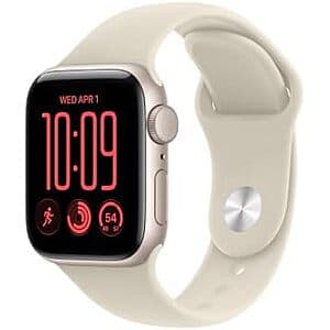 40mm Apple Watch SE 3 GPS Smartwatch (Starlight Aluminum Case w/ Sport Band) $200 & More + Free S&H