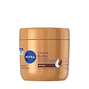 16-Oz NIVEA Cocoa Butter Body Cream w/ Deep Moisture Serum $4.85 w/ S&S