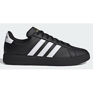 adidas Men's Grand Court 2.0 Shoes (Core Black/Cloud White, Sizes 10-13) $19.80 + Free S/H