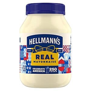 Select Accounts: 30-Oz Hellmann's Real Mayonnaise $3.40 w/ S&S