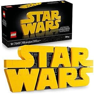 700-Piece LEGO Star Wars Brick-Built Star Wars Logo Kit $48 + Free Shipping