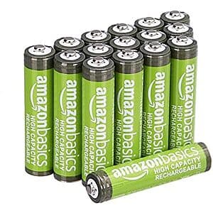 16-Pk Amazon Basics Rechargeable 1.2V 850mAh AAA NiMh High-Capacity Batteries $7.20 w/ Subscribe & Save