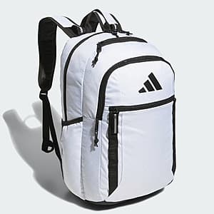 adidas Excel 7 Backpack (White / Black) $17.60 + Free Shipping