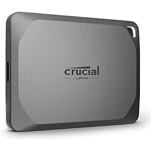Crucial X9 Pro USB-C 3.2 Portable SSD: 2TB $120, 1TB $70 + Free Shipping