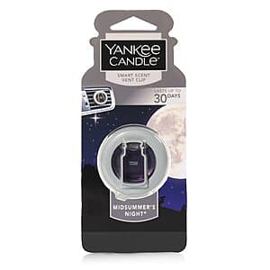 Yankee Candle Smart Scent Car Vent Clip Air Freshener (Midsummer's Night) $2.85 w/ Subscribe & Save
