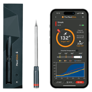 MeatStick 4 Wireless Meat Thermometer Probe + Charger $20 + Free S&H
