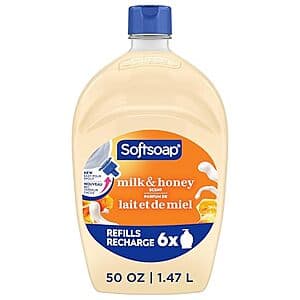 50-Oz Softsoap Milk & Honey Scented Liquid Hand Soap $3.70