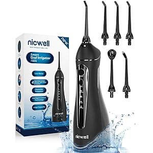 Prime Members: Nicwell Cordless Portable Rechargeable Water Flosser $6.90 w/ Subscribe & Save + Free S&H