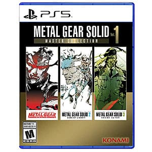 Metal Gear Solid: Master Collection Vol.1 (PS5 or Nintendo Switch) $20 + Free Shipping