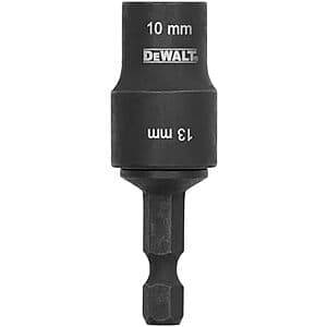 2-in-1 DeWalt Flextorq 10,13 mm x 2" Black Oxide Double-Ended Nut Driver $6.85
