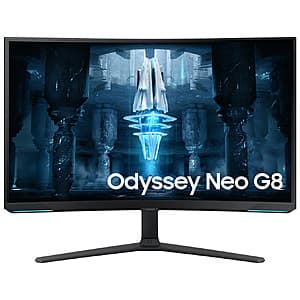 EDU/EPP: 32" Samsung Odyssey Neo G8 4K 240Hz Curved Monitor + Resident Evil Requiem $400 + Free S&H