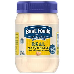 15-Oz Best Foods (or Hellman's) Real Mayonnaise: $1 w/Free Pickup at Target