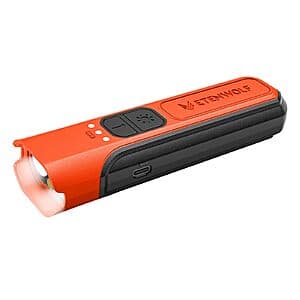 ETENWOLF L2 USB-C Rechargeable Flat LED Flashlight $5