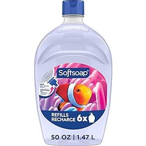 50-Oz Softsoap Aquarium Liquid Hand Soap Refill $3.70 w/ S&S