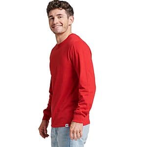 Russell Athletic Men's Dri-Power Moisture Wicking Long Sleeve Tee (Various) from $6.75