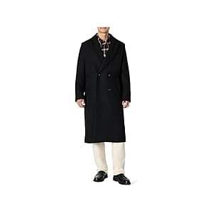 Amazon Essentials Men's Relaxed-Fit Double Breasted Longline Topcoat (3 Colors) from $13 + Free S/H for Prime Members