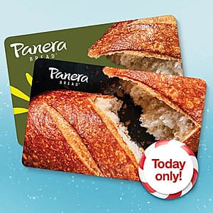 $50 Panera Bread Gift Card (Physical or Digital) + $10 Target eGift Card $50 & More (12/2 Only)