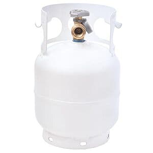 Flame King 5-Lb Steel Propane Tank w/ Gauge & OPD Valves $50 + Free S&H
