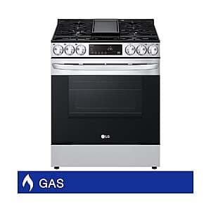 Costco Members (Select Locations): LG 5.8 cu. ft. Smart GAS Slide-In Range $500 + Free Delivery
