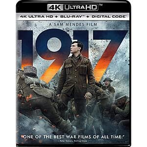 1917 (4K UHD + Blu-Ray + Digital) $10.90