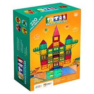 Prime Members: 220-Piece Tytan Tiles Magnetic Tiles Building Set $35 + Free Shipping