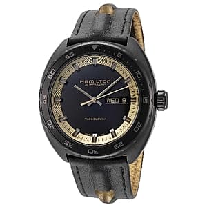 42mm Hamilton American Classic Black Dial Men's Automatic Watch $615.10 + Free S&H