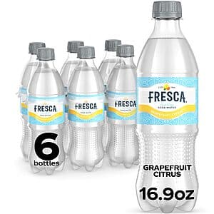 Select Regions: 6-Pack 16.9-oz Fresca Grapefruit Citrus Sparkling Soda Water $3.60 w/ Subscribe & Save