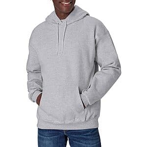 Hanes Men's Ultimate Heavyweight Fleece Hoodie Sweatshirt (Light Steel) $11.65