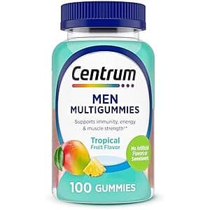 Select Accts: 100-Ct Centrum Men's or Women's Multivitamin Gummies (Fruit) $4.15 w/ S&S