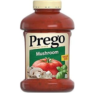 67-Oz Prego Pasta Sauce (Mushroom) $3.35 w/ Subscribe & Save