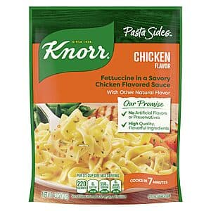 Select Accounts: 4.3-Oz Knorr Pasta Sides (Chicken Fettuccine) $0.80 w/ Subscribe & Save & More