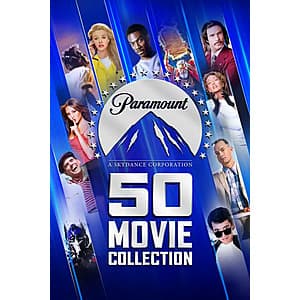 Paramount Pictures: 50-Movie Collection Bundle (4K/HD Digital Films) $50 & More