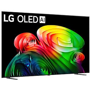 LG Partner Store: 83" LG OLED evo AI B6 4K TV $1800 + Free S&H