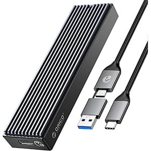 ORICO USB 3.1 10Gbps to M.2 NVMe SSD Enclosure $10.50