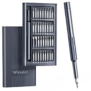 37-in-1 Wesdut Magnetic Precision Small Screwdriver Set $6