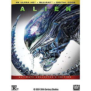 Alien Ultimate Collector's Edition (4K Ultra HD + Blu-ray + Digital) $12.95
