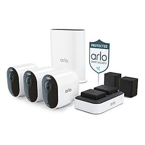 Arlo Ultra 3-Camera 4K UHD Wire-Free Security Camera System $200 + Free S&H