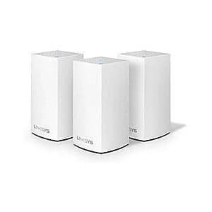 Refurbished: 3-Pack Linksys AC1300 Velop Dual-Band WiFi 5 Mesh System $27 + Free S/H w/ Amazon Prime