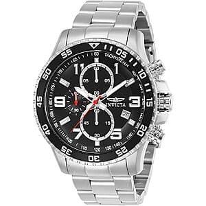 45mm Invicta Men's Specialty Stainless Steel Quartz Watch $40 + Free S&H